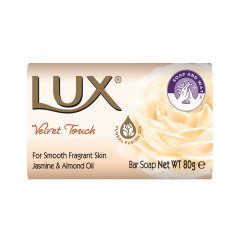 LUX VELVET TOUCH Tualetes ziepes “Jasmīns & mandeļu eļļa” 80gr